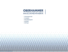 Tablet Screenshot of oberhammer.at